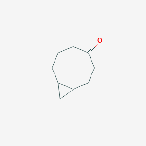 molecular formula C9H14O B13176472 Bicyclo[6.1.0]nonan-4-one 