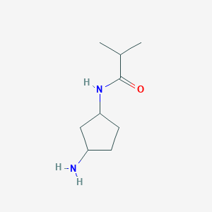 N-(3-Aminocyclopentyl)-2-methylpropanamide