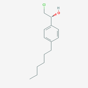 (1R)-2-chloro-1-(4-hexylphenyl)ethanol