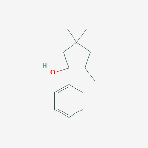 2,4,4-Trimethyl-1-phenylcyclopentan-1-ol