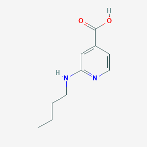 molecular formula C10H14N2O2 B1317653 2-(Butylamino)isonicotinic acid CAS No. 77314-78-4