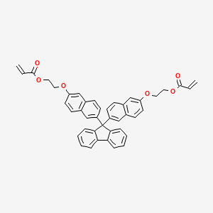 (((9H-Fluorene-9,9-diyl)bis(naphthalene-6,2-diyl))bis(oxy))bis(ethane-2,1-diyl) diacrylate