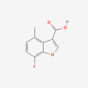 7-Fluoro-4-methylbenzofuran-3-carboxylic acid