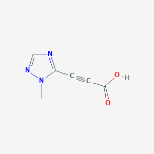 3-(1-Methyl-1H-1,2,4-triazol-5-yl)prop-2-ynoic acid