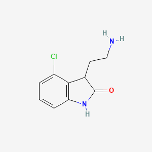 3-(2-aminoethyl)-4-chloro-2,3-dihydro-1H-indol-2-one