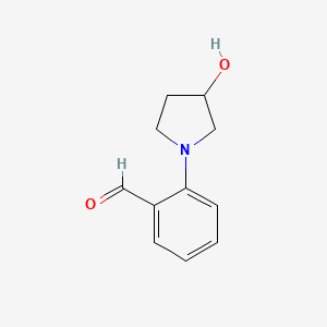 2-(3-Hydroxypyrrolidin-1-yl)benzaldehyde