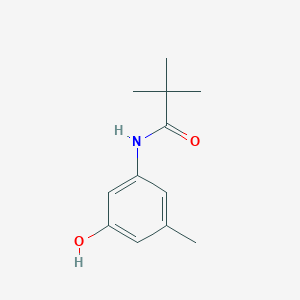 N-(3-Hydroxy-5-methylphenyl)-2,2-dimethylpropanamide