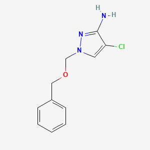 1-[(Benzyloxy)methyl]-4-chloro-1H-pyrazol-3-amine