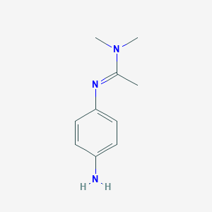 B131767 Ethanimidamide, N'-(4-aminophenyl)-N,N-dimethyl- CAS No. 35556-08-2