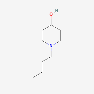 molecular formula C9H19NO B1317677 1-Butyl-4-hydroxypiperidine CAS No. 86518-68-5