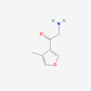 2-Amino-1-(4-methylfuran-3-yl)ethan-1-one