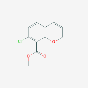 molecular formula C11H9ClO3 B13176781 methyl 7-chloro-2H-chromene-8-carboxylate 