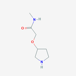 N-methyl-2-(pyrrolidin-3-yloxy)acetamide