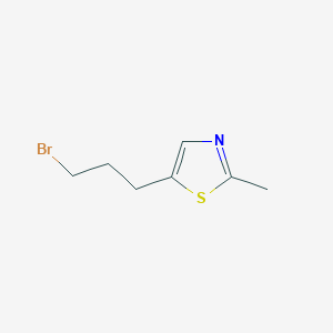 5-(3-Bromopropyl)-2-methyl-1,3-thiazole