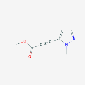 methyl 3-(1-methyl-1H-pyrazol-5-yl)prop-2-ynoate