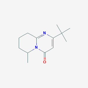 2-tert-Butyl-6-methyl-4H,6H,7H,8H,9H-pyrido[1,2-a]pyrimidin-4-one