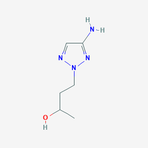 4-(4-Amino-2H-1,2,3-triazol-2-yl)butan-2-ol