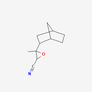 3-{Bicyclo[2.2.1]heptan-2-yl}-3-methyloxirane-2-carbonitrile