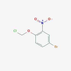 4-Bromo-1-(chloromethoxy)-2-nitrobenzene