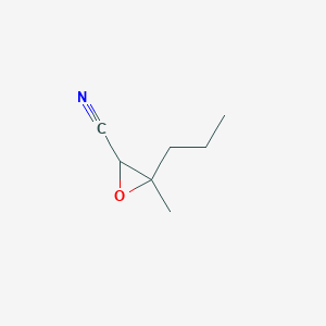 3-Methyl-3-propyloxirane-2-carbonitrile