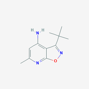 3-tert-Butyl-6-methyl-[1,2]oxazolo[5,4-b]pyridin-4-amine