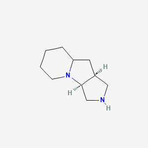 molecular formula C10H18N2 B13176843 (3aS,9aS)-decahydro-1H-pyrrolo[3,4-b]indolizine 