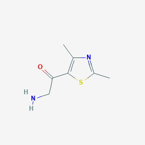 2-Amino-1-(dimethyl-1,3-thiazol-5-yl)ethan-1-one