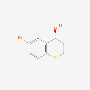 (4R)-6-bromo-3,4-dihydro-2H-1-benzothiopyran-4-ol