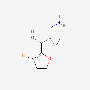 [1-(Aminomethyl)cyclopropyl](3-bromofuran-2-yl)methanol