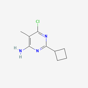 6-Chloro-2-cyclobutyl-5-methylpyrimidin-4-amine