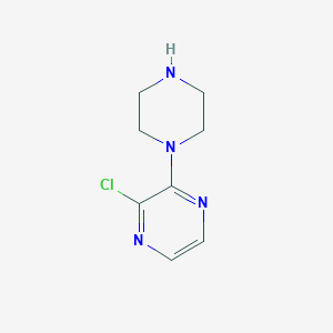 molecular formula C8H11ClN4 B1317695 2-氯-3-(哌嗪-1-基)吡嗪 CAS No. 85386-99-8
