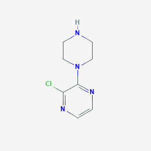 molecular formula C8H11ClN4 B1317695 2-Chloro-3-(1-piperazinyl)pyrazine CAS No. 85386-99-8