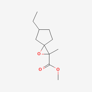 Methyl 5-ethyl-2-methyl-1-oxaspiro[2.4]heptane-2-carboxylate