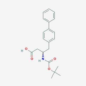 (S)-4-([1,1'-Biphenyl]-4-yl)-3-((tert-butoxycarbonyl)amino)butanoicacid