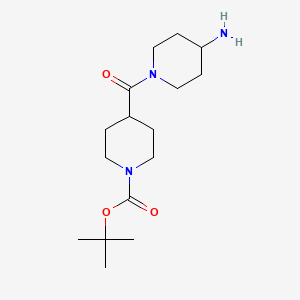 Tert-butyl 4-[(4-aminopiperidin-1-yl)carbonyl]piperidine-1-carboxylate