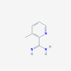 molecular formula C7H9N3 B1317710 3-Methylpyridine-2-carboxamidine CAS No. 742028-44-0