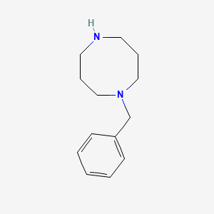 molecular formula C13H20N2 B13177134 1-Benzyl-1,5-diazocane CAS No. 96097-97-1