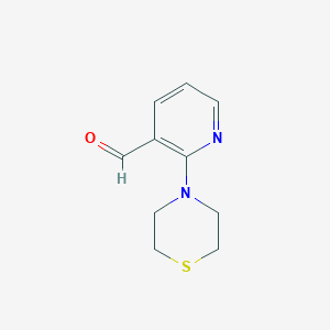 2-(Thiomorpholin-4-yl)pyridine-3-carbaldehyde