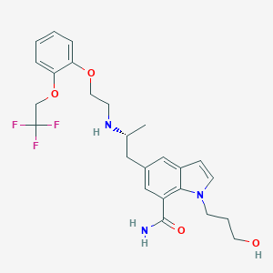 molecular formula C25H30F3N3O4 B131772 脱氢西洛多辛 CAS No. 175870-21-0