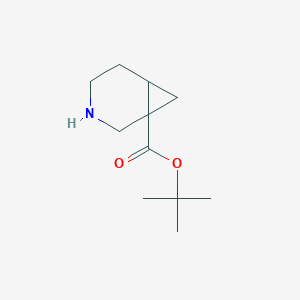 molecular formula C11H19NO2 B13177231 Tert-butyl 3-azabicyclo[4.1.0]heptane-1-carboxylate 