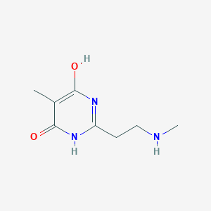 6-Hydroxy-5-methyl-2-[2-(methylamino)ethyl]-3,4-dihydropyrimidin-4-one