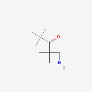 2,2-Dimethyl-1-(3-methylazetidin-3-yl)propan-1-one