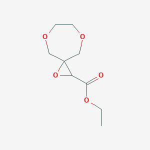 Ethyl 1,5,8-trioxaspiro[2.6]nonane-2-carboxylate