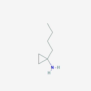 molecular formula C7H15N B13177467 1-Butylcyclopropan-1-amine 