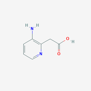 molecular formula C7H8N2O2 B1317749 2-(3-Aminopyridin-2-yl)acetic acid CAS No. 80352-63-2