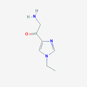 2-Amino-1-(1-ethyl-1H-imidazol-4-yl)ethan-1-one