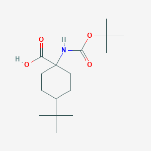 1-[(Tert-butoxycarbonyl)amino]-4-tert-butylcyclohexanecarboxylic acid