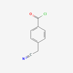 molecular formula C9H6ClNO B1317751 4-(氰甲基)苯甲酰氯 CAS No. 80589-49-7