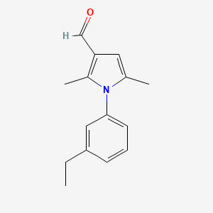 1-(3-ethylphenyl)-2,5-dimethyl-1H-pyrrole-3-carbaldehyde