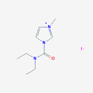 1-(Diethylcarbamoyl)-3-methyl-1H-imidazol-3-ium iodide